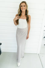 Load image into Gallery viewer, All Dressed Up Maxi Skirt - Champagne