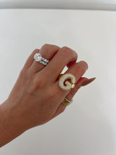 Load image into Gallery viewer, Kacee Bubble Initial Ring