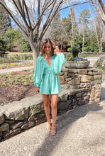 Load image into Gallery viewer, Jade Smocked V-Neck Romper