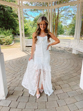 Load image into Gallery viewer, Say I Do Lace Maxi Dress