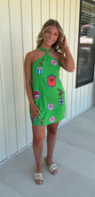 Load image into Gallery viewer, Emory Postcard Halter Mini Dress