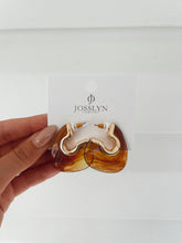 Load image into Gallery viewer, Marbleized Hoop Earrings