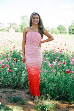 Load image into Gallery viewer, Poppy Fields Ombre Bodycon Dress
