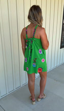 Load image into Gallery viewer, Emory Postcard Halter Mini Dress