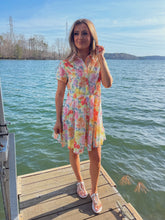 Load image into Gallery viewer, Carly Floral Button Up Dress