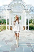 Load image into Gallery viewer, Snow Cream Satin Shirt