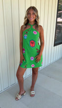 Load image into Gallery viewer, Emory Postcard Halter Mini Dress