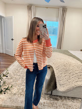 Load image into Gallery viewer, Poppy Color Block Button Down Cardigan