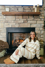 Load image into Gallery viewer, Harlow Striped Sweater Lounge Set