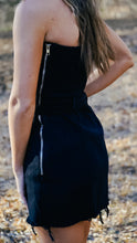 Load image into Gallery viewer, Carrie Dark Denim Mini Dress