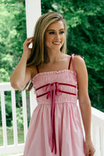 Load image into Gallery viewer, Winery Day Pink Midi Dress