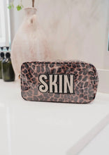 Load image into Gallery viewer, "Skin"- Leopard Clear Coat Travel Pouch