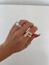 Load image into Gallery viewer, Kacee Bubble Initial Ring