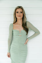 Load image into Gallery viewer, Feeling Fine Ruched Bodycon Dress