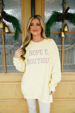 Load image into Gallery viewer, Hope E Boutique Varsity Crewneck