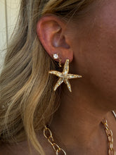 Load image into Gallery viewer, Stevie Statement Crystal Starfish Stud Earrings