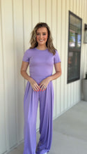 Load image into Gallery viewer, Mallie Two Piece Lounge Set - Lilac