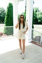 Load image into Gallery viewer, Jess Half Zip Hooded Romper