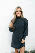 Load image into Gallery viewer, Cassidy Puff Sleeve Sweater Dress