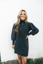 Load image into Gallery viewer, Cassidy Puff Sleeve Sweater Dress