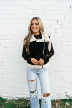 Load image into Gallery viewer, Ainsley Black Sherpa Vest