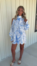Load image into Gallery viewer, Madden Swing Mini Dress - Blue