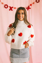 Load image into Gallery viewer, Hartley 3D Mock Neck Sweater