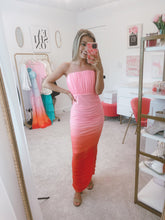 Load image into Gallery viewer, Poppy Fields Ombre Bodycon Dress