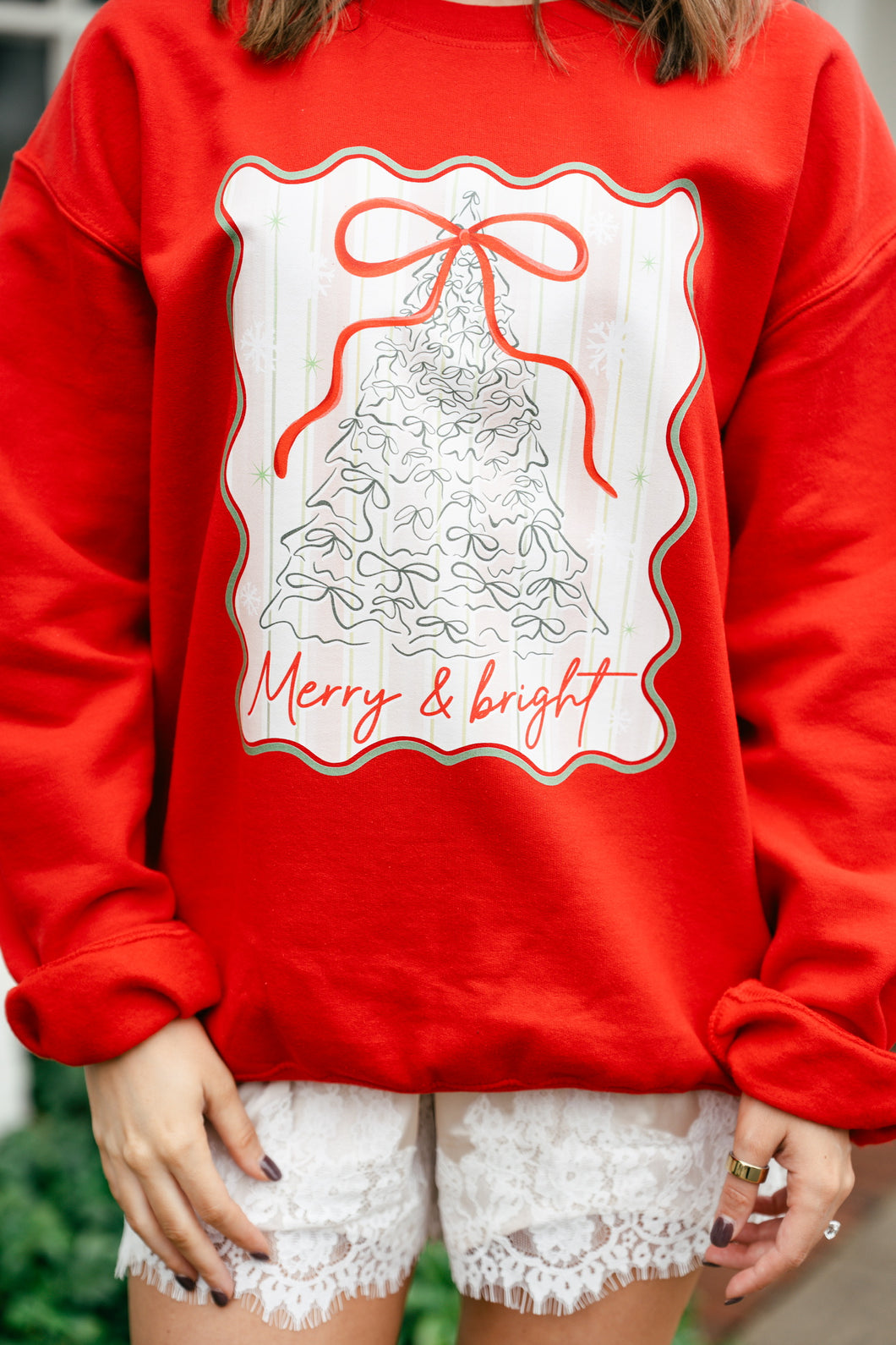 PREORDER Merry & Bright Custom Crewneck
