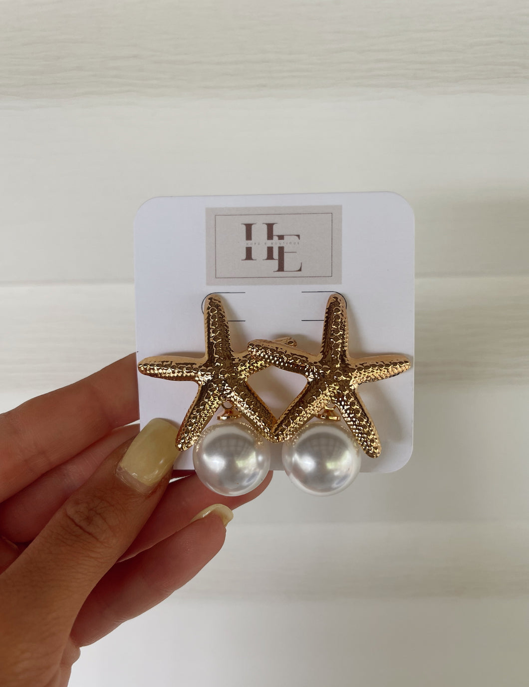 Cali Starfish Statement Earrings