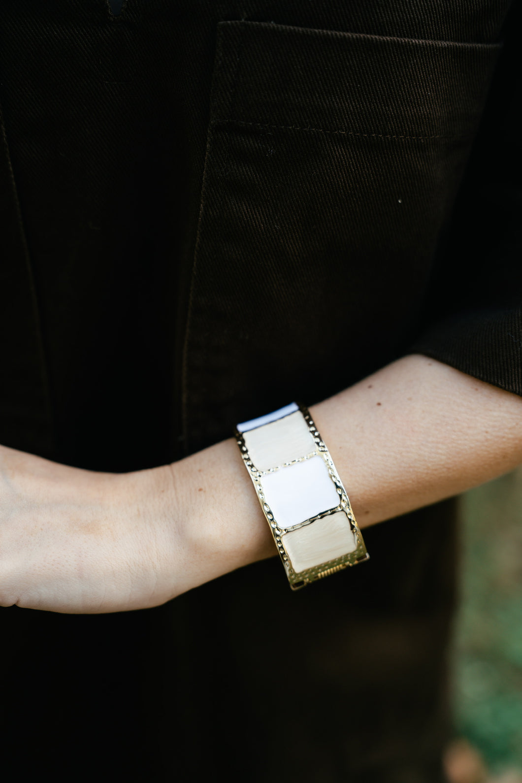 McKenzie Color Block Cuff Bracelet