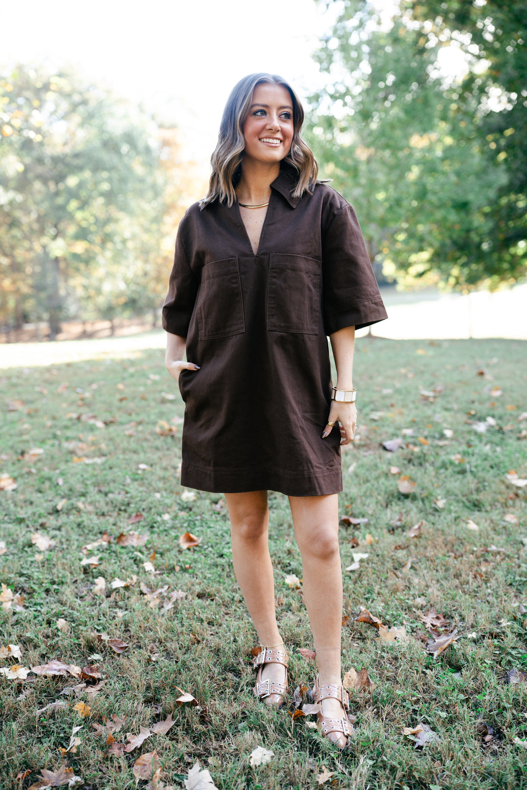 Lily Double Pocket Dress