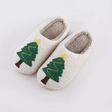 Load image into Gallery viewer, Oh Christmas Tree Holiday Slippers
