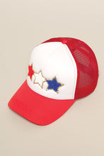 Load image into Gallery viewer, USA Star Trucker Hat
