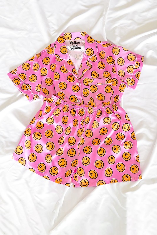 Sweet Dreams Satin Pajama Set