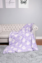 Load image into Gallery viewer, Smiley Blanket - Lavender
