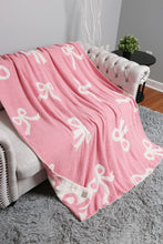 Load image into Gallery viewer, Pink Bow Blanket
