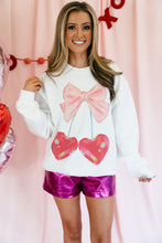 Load image into Gallery viewer, Cherry Heart Graphic Crewneck
