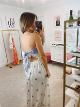 Load image into Gallery viewer, Parker Tube Tie Coastal Jumpsuit
