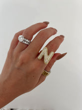 Load image into Gallery viewer, Kacee Bubble Initial Ring
