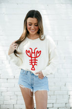 Load image into Gallery viewer, Saylor Knit Lobster Sweater
