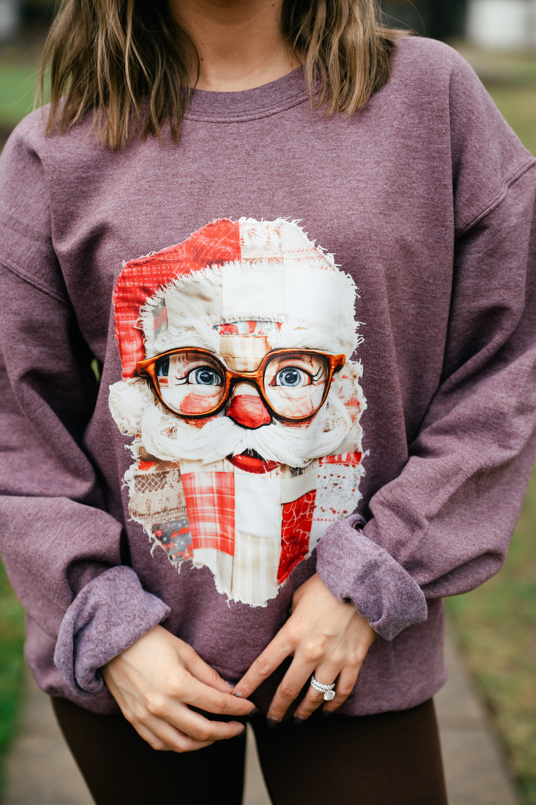 PREORDER St. Nick Patched Custom Crewneck
