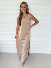 Load image into Gallery viewer, Champagne Spritz Maxi Dress
