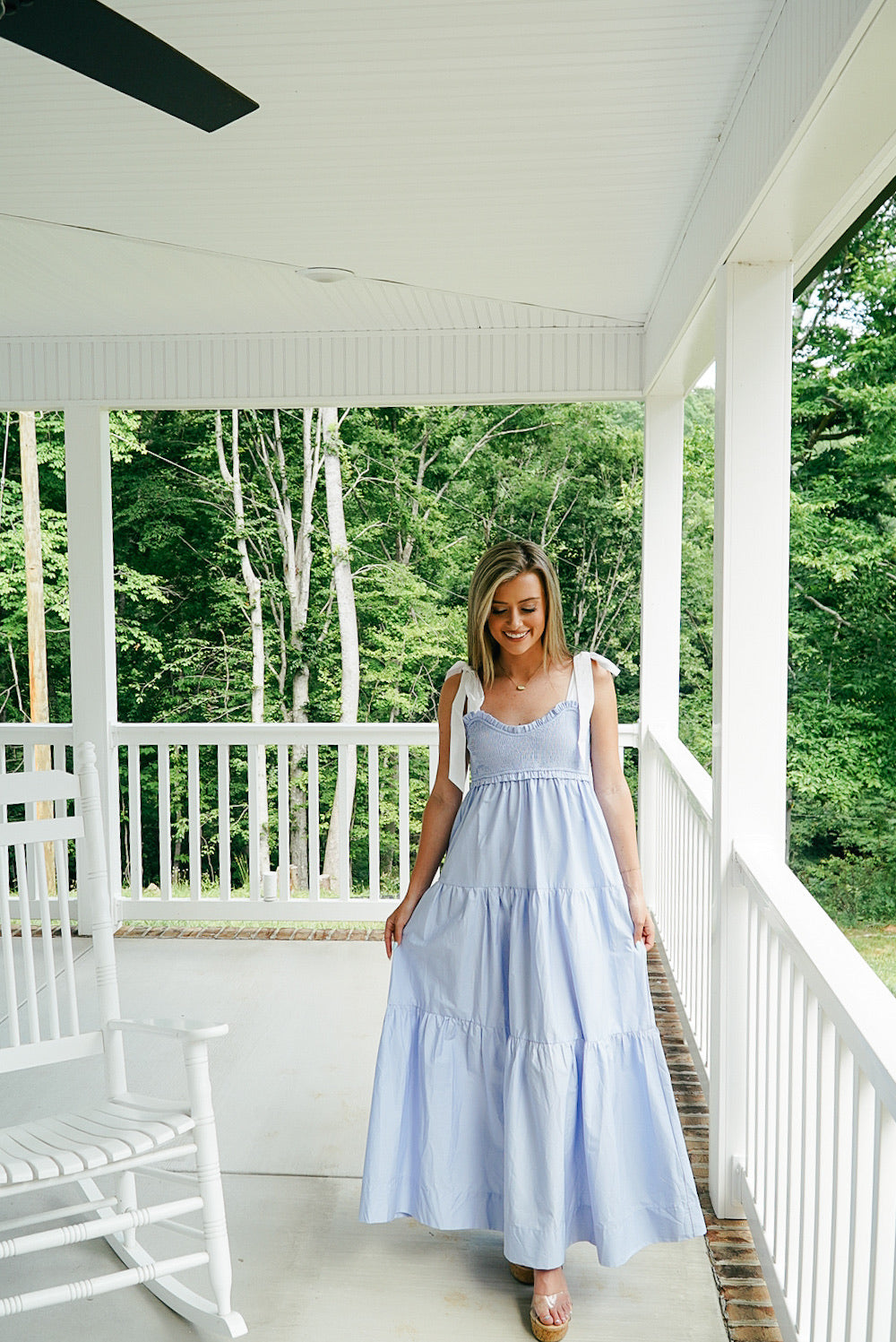 Blue Eyed Babe Midi Dress