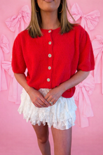 Load image into Gallery viewer, Scarlett Floral Button Luxe Cardigan
