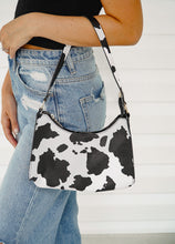 Load image into Gallery viewer, Cow Print Shoulder Bag
