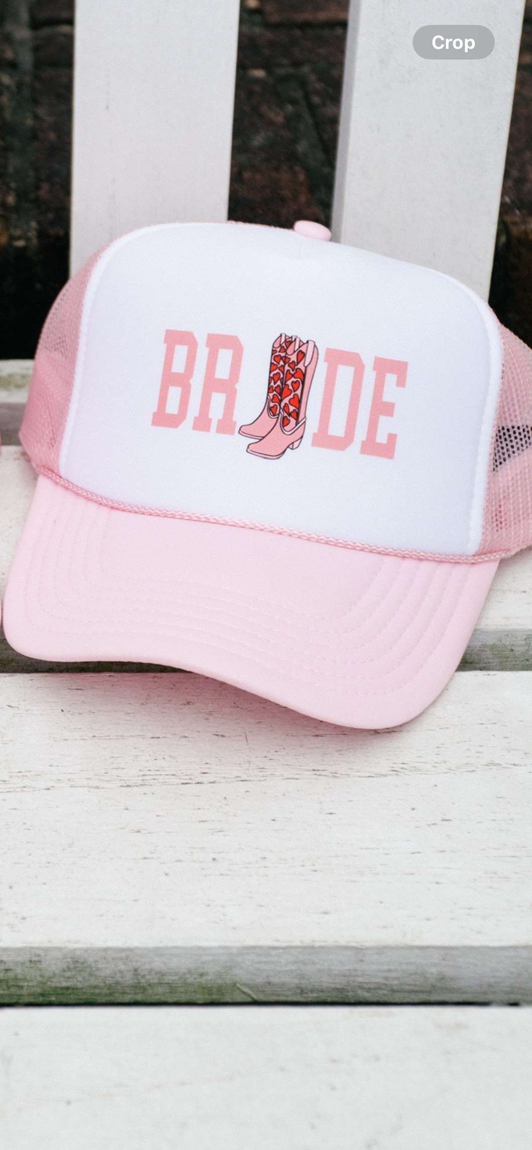 Bride Boot Trucker Hat
