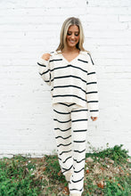 Load image into Gallery viewer, Kiley Collared Striped Pants Set
