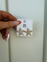 Load image into Gallery viewer, Stevie Mini Crystal Starfish Stud Earrings

