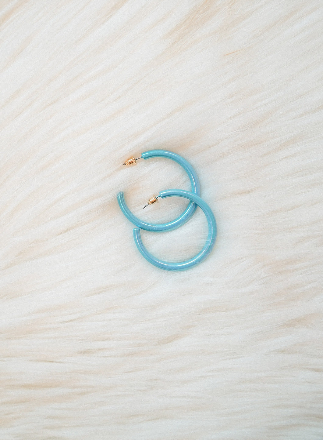 Carolina Skies Hoop Earrings
